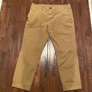 American Eagle Outfitters Mens Chino Flex Pants Measured Size 33X30 Athletic Fit